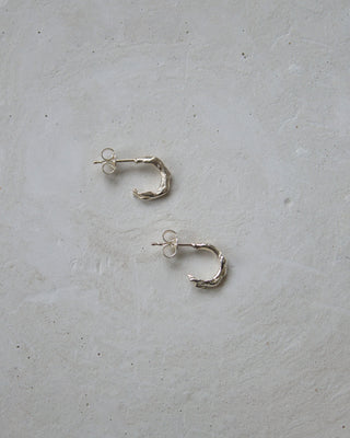 Mist Hoops Gold Vermeil