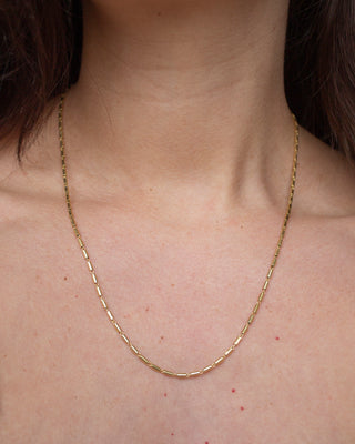 Ziti Chain Necklace Gold Vermeil