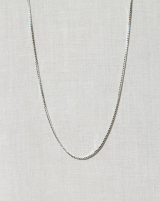 Box Chain Necklace Sterling Silver