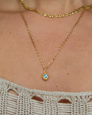 Flat Chain Necklace Gold Vermeil