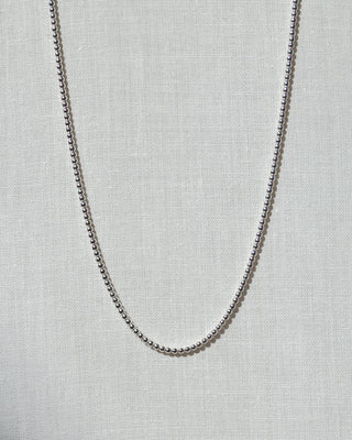 Sphere Chain Necklace Sterling Silver